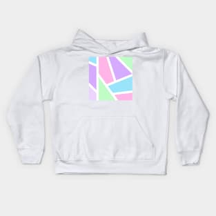 Pastel Color Blocking Kids Hoodie